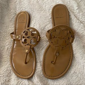 Tory Burch Miller Sandal Patent Nude